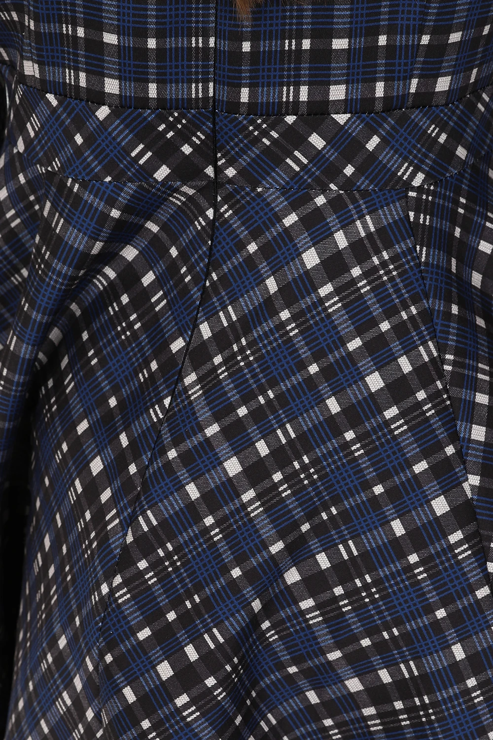 Anna Check Swing Dress In Kids - Image 6