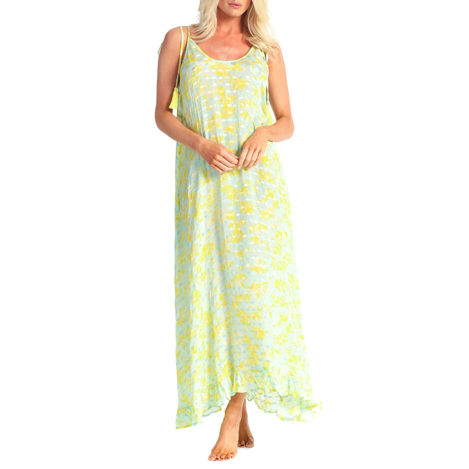 Pranella Rosa Maxi Dress Japan Garden