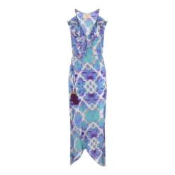 Sophia Alexia Orchid Paradise Midi Wrap Dress