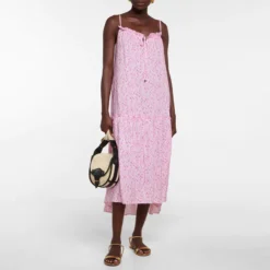 Heidi Klein Rose Embers Strappy Maxi Dress