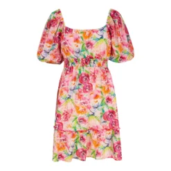 Pranella Raffi Mini Dress Pink Tropics