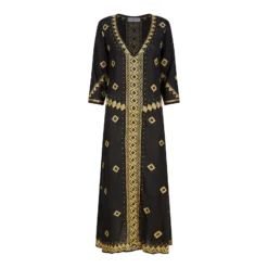 Pranella Black Aribella Maxi Dress