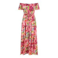 Pranella Pink Brigitte Maxi Dress