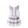 Melissa Odabash White & Violet Karen Dress