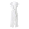 Melissa Odabash White Brianna Kaftan Dress