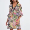 Nuria Ferrer Multi Palm Vestido Dress