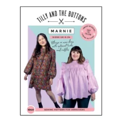 Tilly And The Buttons Sewing Pattern 1040 Marnie Blouse And Mini Dress 6-34