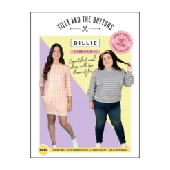 Tilly And The Buttons Sewing Pattern 1033 Billie Sweatshirt Or Dress 6-34