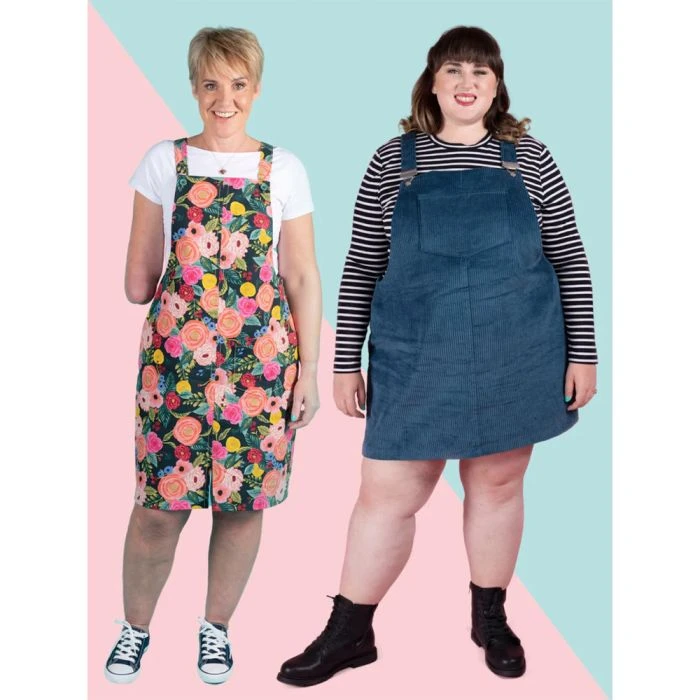 Tilly And The Buttons Sewing Pattern 1014 Cleo Dungaree Dress 6-34 - Image 2