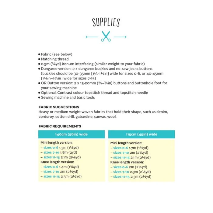 Tilly And The Buttons Sewing Pattern 1014 Cleo Dungaree Dress 6-34 - Image 17