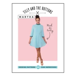 Tilly And The Buttons Sewing Pattern 1011 Martha Panel Dress 6-34