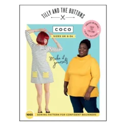 Tilly And The Buttons Sewing Pattern 1003 Coco Breton Top Or Dress 6-34