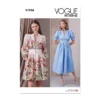 Vogue Sewing Pattern V1934 (Y5) Misses' Dress In Two Lengths 18-26
