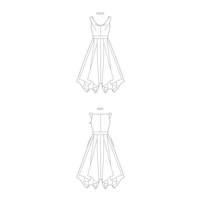 Vogue Sewing Pattern V1935 (Y5) Misses' Dress By Julio Cesar 18-26 - Image 3