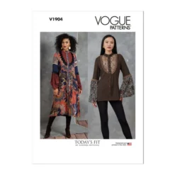 Vogue Sewing Pattern 1904 (A) - Misses' Dress & Tunic Sandra Betzina