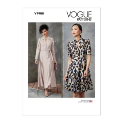 Vogue Sewing Pattern 1908 (A) - Misses' Dress