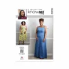 Know Me Sewing Pattern 2040 (M1) Misses' And Women's Dress 10-12-14-16-18