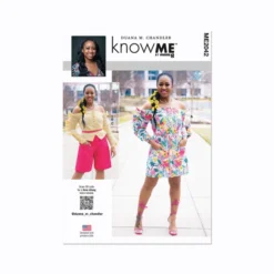 Know Me Sewing Pattern 2042 (K5) Misses' Dress, Top And Shorts 8-10-12-14-16