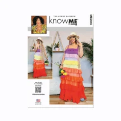 Know Me Sewing Pattern 2045 (Y5) Misses' Dress 18-20-22-24-26