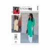 Know Me Sewing Pattern 2046 (Y5) Misses Knit Dress Woven Pants 18-20-22-24-26