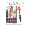 McCalls Sewing Pattern 8058 (A5) - Misses Knit Dress 6-14 M8058A5 6-14