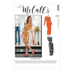 McCalls Sewing Pattern 8058 (A5) - Misses Knit Dress 6-14 M8058A5 6-14