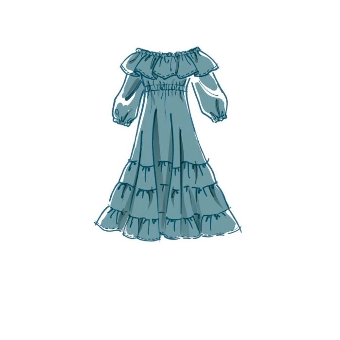 McCalls Sewing Pattern 8087 (A5) - Misses Dress 6-14 M8087A5 6-14 - Image 2