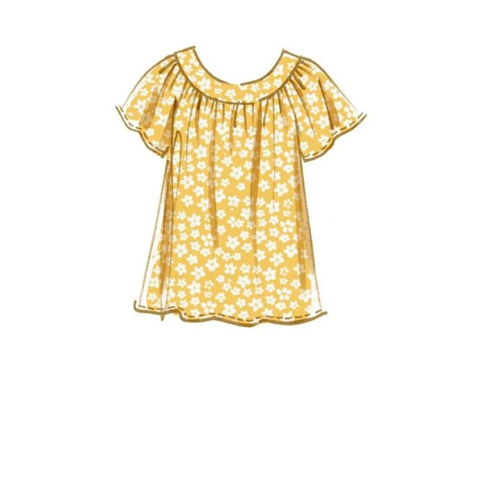 McCalls Sewing Pattern 8158 (RR) - Rosie Top Dress & Pants 18-24 M8158RR 18-24 - Image 4