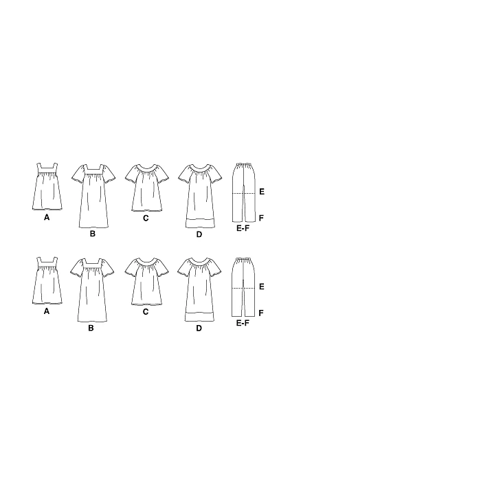 McCalls Sewing Pattern 8158 (RR) - Rosie Top Dress & Pants 18-24 M8158RR 18-24 - Image 8