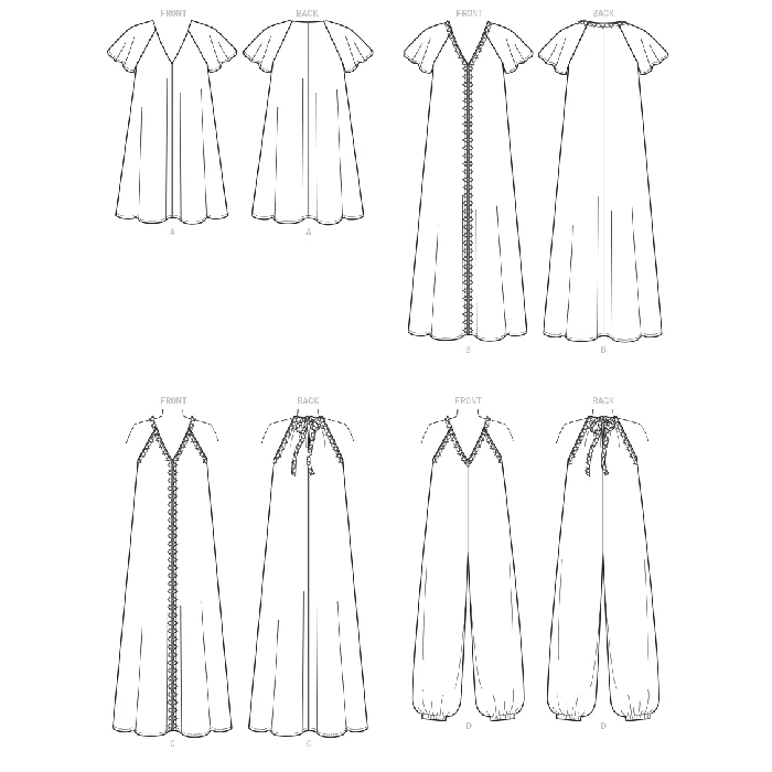 McCalls Sewing Pattern 8165 (A5) - Carmen Dress & Jumpsuit 6-14 M8165A5 6-14 - Image 6