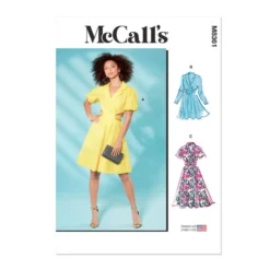 McCall's Sewing Pattern M8361A (X5) Misses Dress 4-12