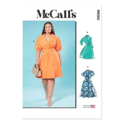 McCall's Sewing Pattern M8362 (W2) Women's Dress 20W-28W