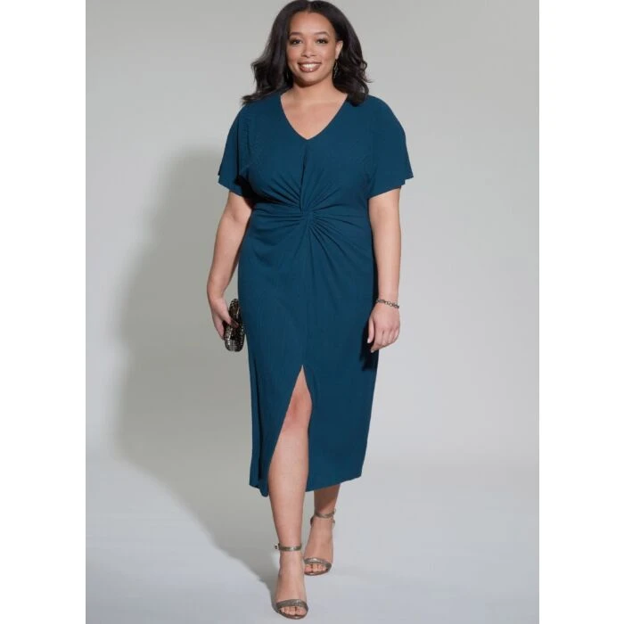 McCalls Sewing Pattern 8340 (W3) - Womens Knit Dress 30-38 8340 30W-38W - Image 4