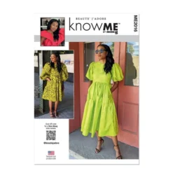 Know Me Sewing Pattern 2016 (Y5) Misses Dress By Beauty' J 'adore 18-26
