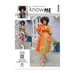 Know Me Sewing Pattern 2020 (M1) Dress By Keechii B Style 10-18