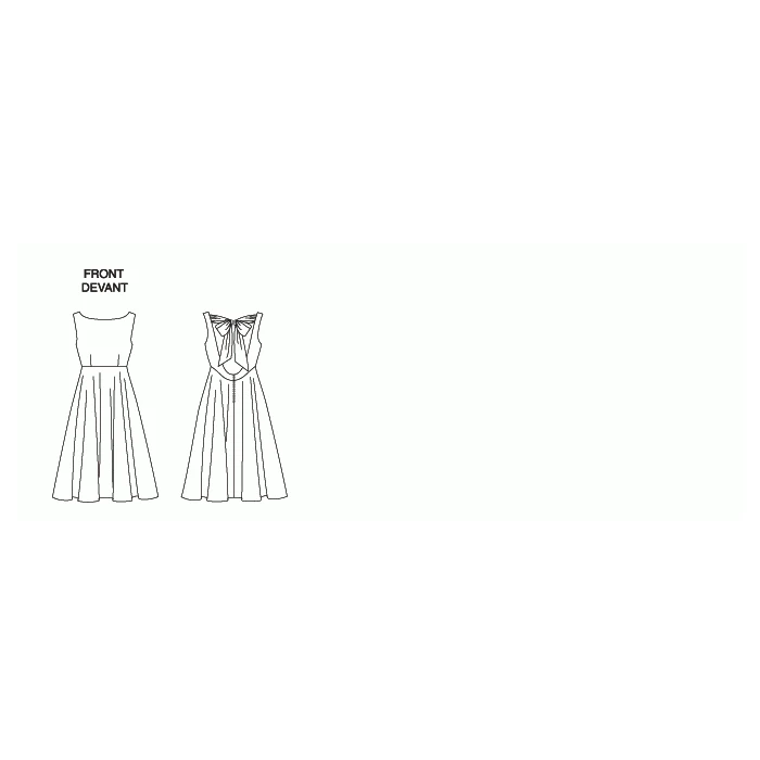 Vogue Sewing Pattern 1102 (EE) - Misses Dress 14-20 V1102 EE 14-20 - Image 8