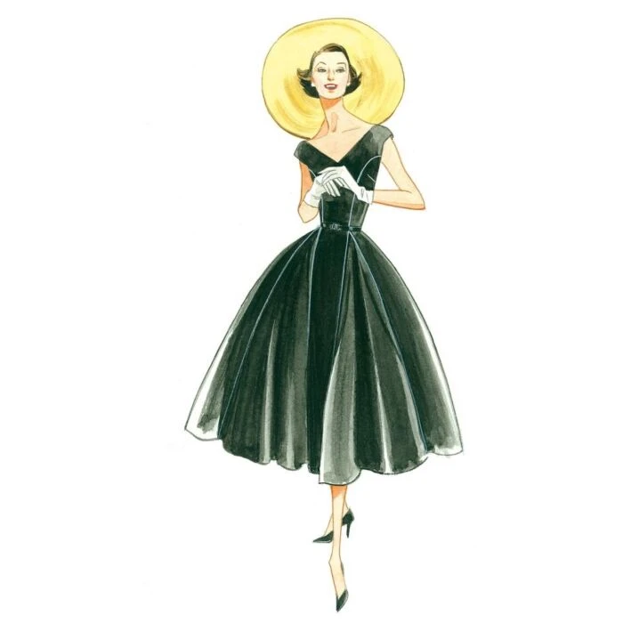 Vogue Sewing Pattern 1172 (AA) - Misses & Petite Dress & Belt 6-12 V1172 AA 6-12 - Image 2