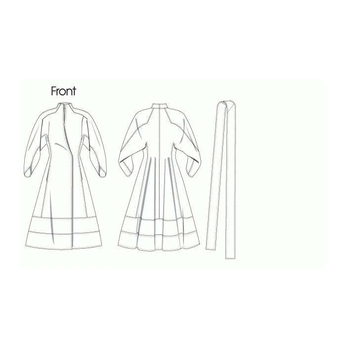 Vogue Sewing Pattern 1239 (EE) - Misses Dress & Belt 14-20 V1239 EE 14-20 - Image 6