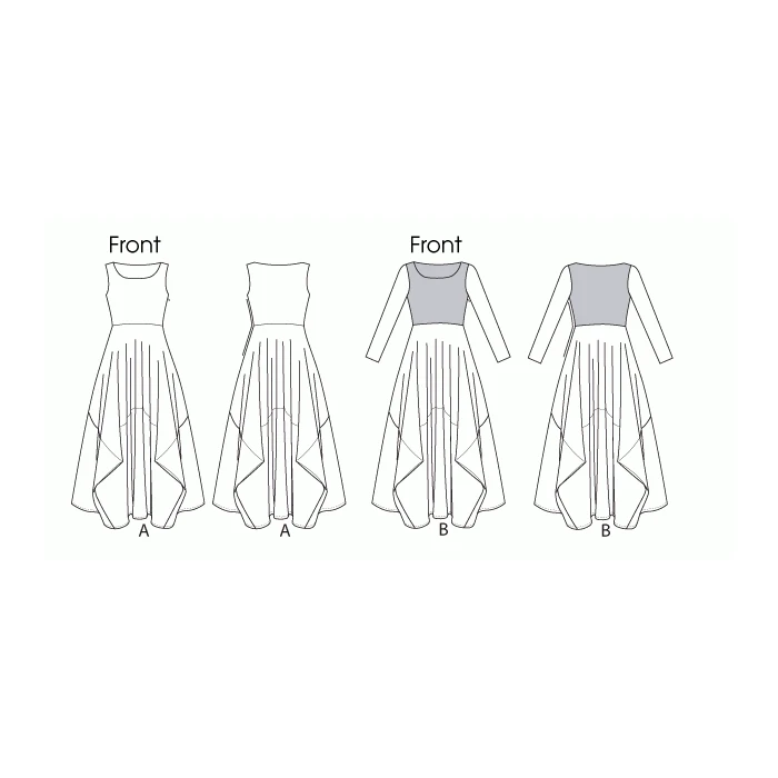 Vogue Sewing Pattern 1312 (F5) - Misses Dress 16-24 V1312 F5 16-24 - Image 6