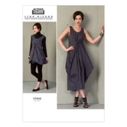 Vogue Sewing Pattern 1410 (E5) - Misses Dress 14-22 V1410 14-22