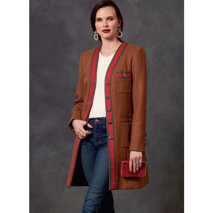 Vogue Sewing Pattern 1643 (A) - Misses Jacket Dress & Skirt 6-14 V1643A5 6-14 - Image 2