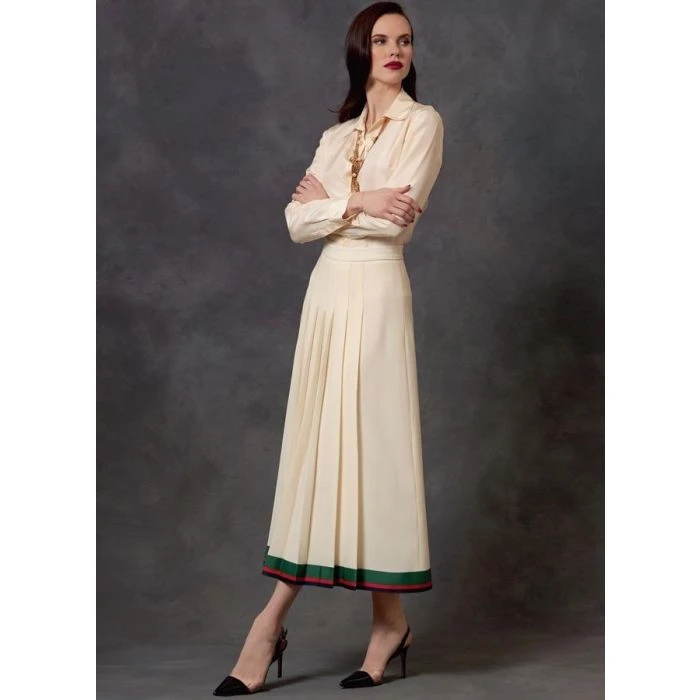 Vogue Sewing Pattern 1643 (A) - Misses Jacket Dress & Skirt 6-14 V1643A5 6-14 - Image 6