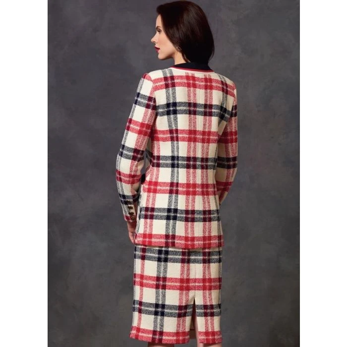 Vogue Sewing Pattern 1643 (A) - Misses Jacket Dress & Skirt 6-14 V1643A5 6-14 - Image 13