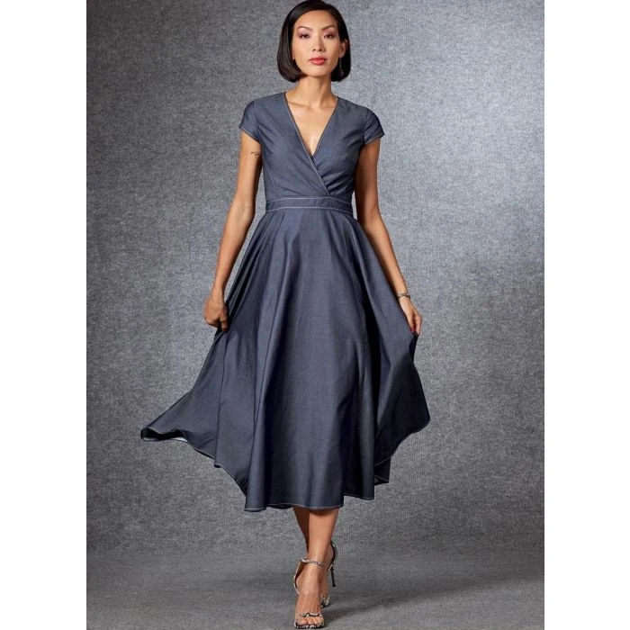 Vogue Sewing Pattern 1671 (E5) - Misses Dress V1671E5 14-22 V1671E5 14-22 - Image 3