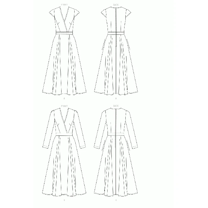 Vogue Sewing Pattern 1671 (E5) - Misses Dress V1671E5 14-22 V1671E5 14-22 - Image 7