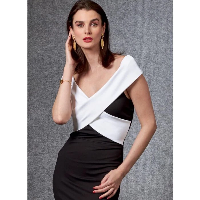 Vogue Sewing Pattern 1674 (A5) - Misses Evening Dress V1674A5 6-14 V1674A5 6-14 - Image 5