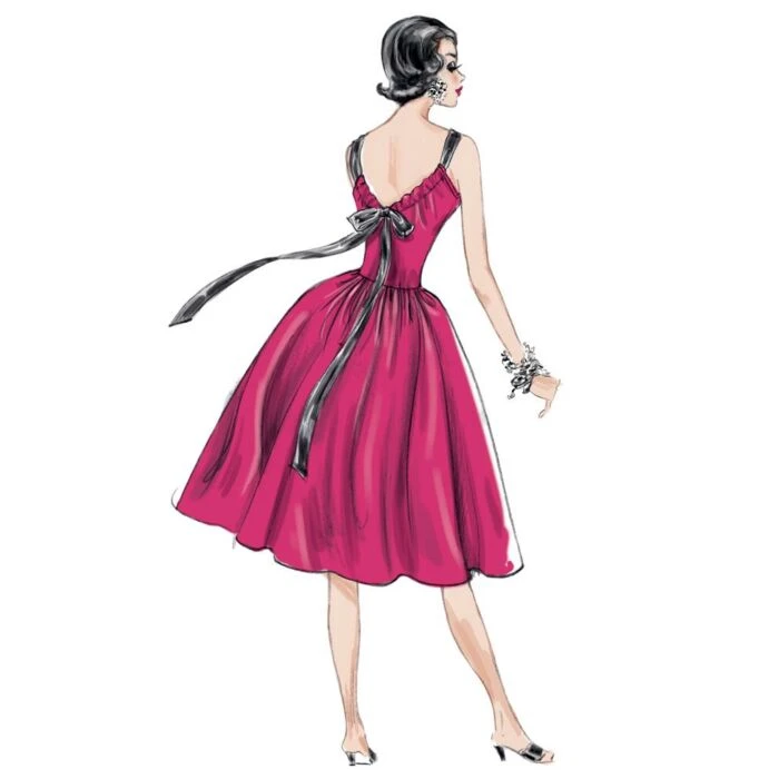 Vogue Sewing Pattern 1696 (B5) - Misses Dress V1696B5 8-16 V1696B5 8-16 - Image 3