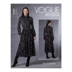 Vogue Sewing Pattern 1721 (B5) - Misses Dress V1721B5 6-14 V1721B5 6-14