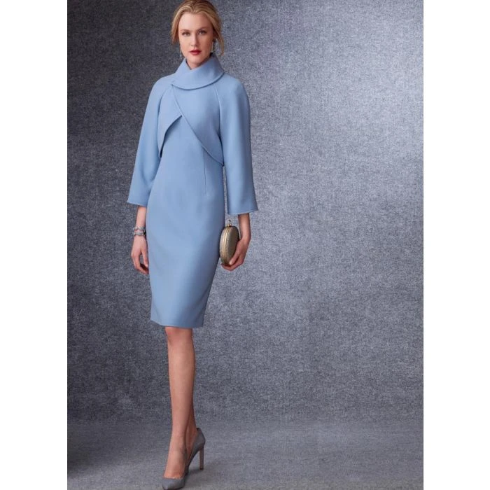 Vogue Sewing Pattern 1736 (E5) - Misses Jacket & Dress V1736E5 14-22 V1736E5 14-22 - Image 4