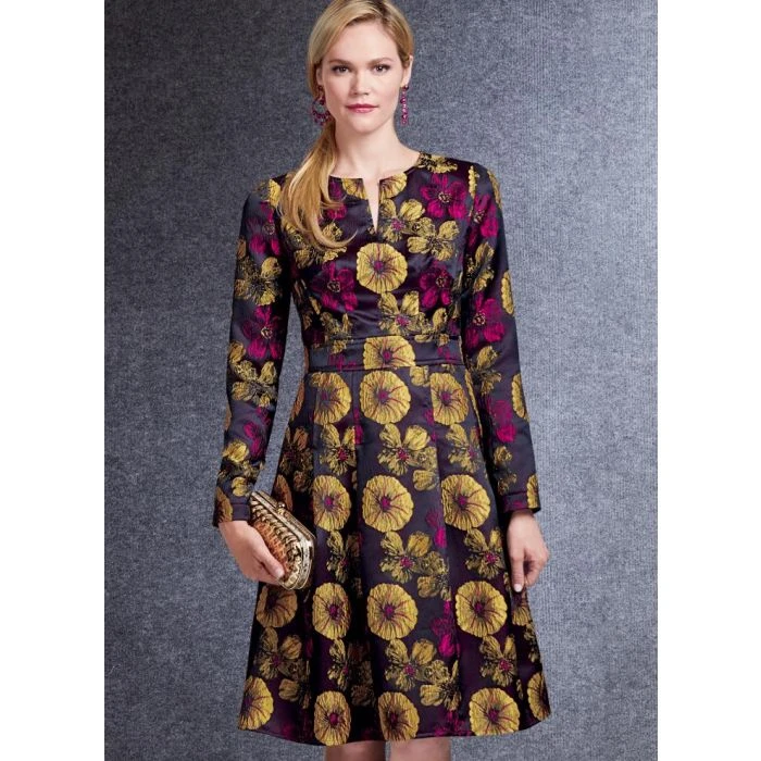 Vogue Sewing Pattern 1737 (E5) - Misses Dress V1737E5 14-22 V1737E5 14-22 - Image 3